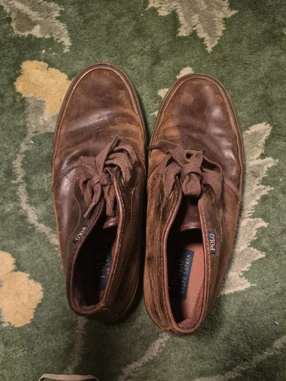 Polo by Ralph Lauren Brown Leather Chukka Boots